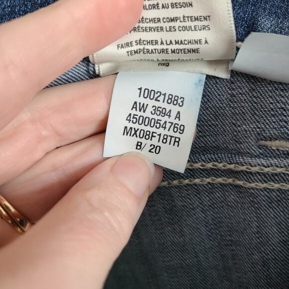 Ariat Denim Women Trousers 30 R (32x30.5) Mid Rise Western Wide Leg Jean Cowgirl - Picture 8 of 14